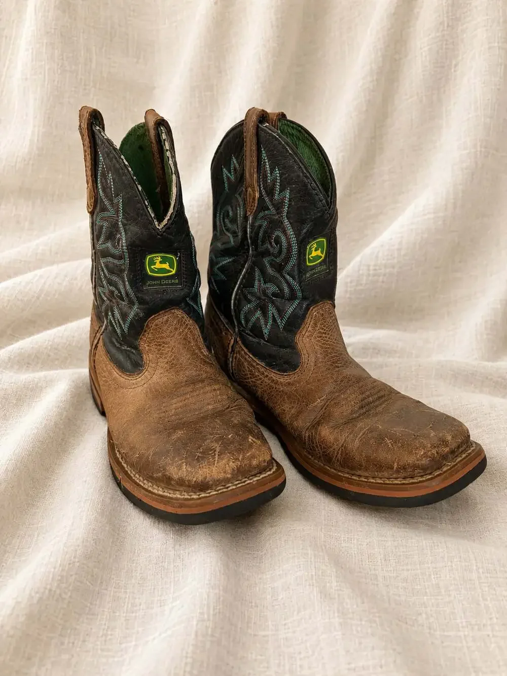John Deere Boys Western Cowboy Boots Stock No. JD3120 Size 2M